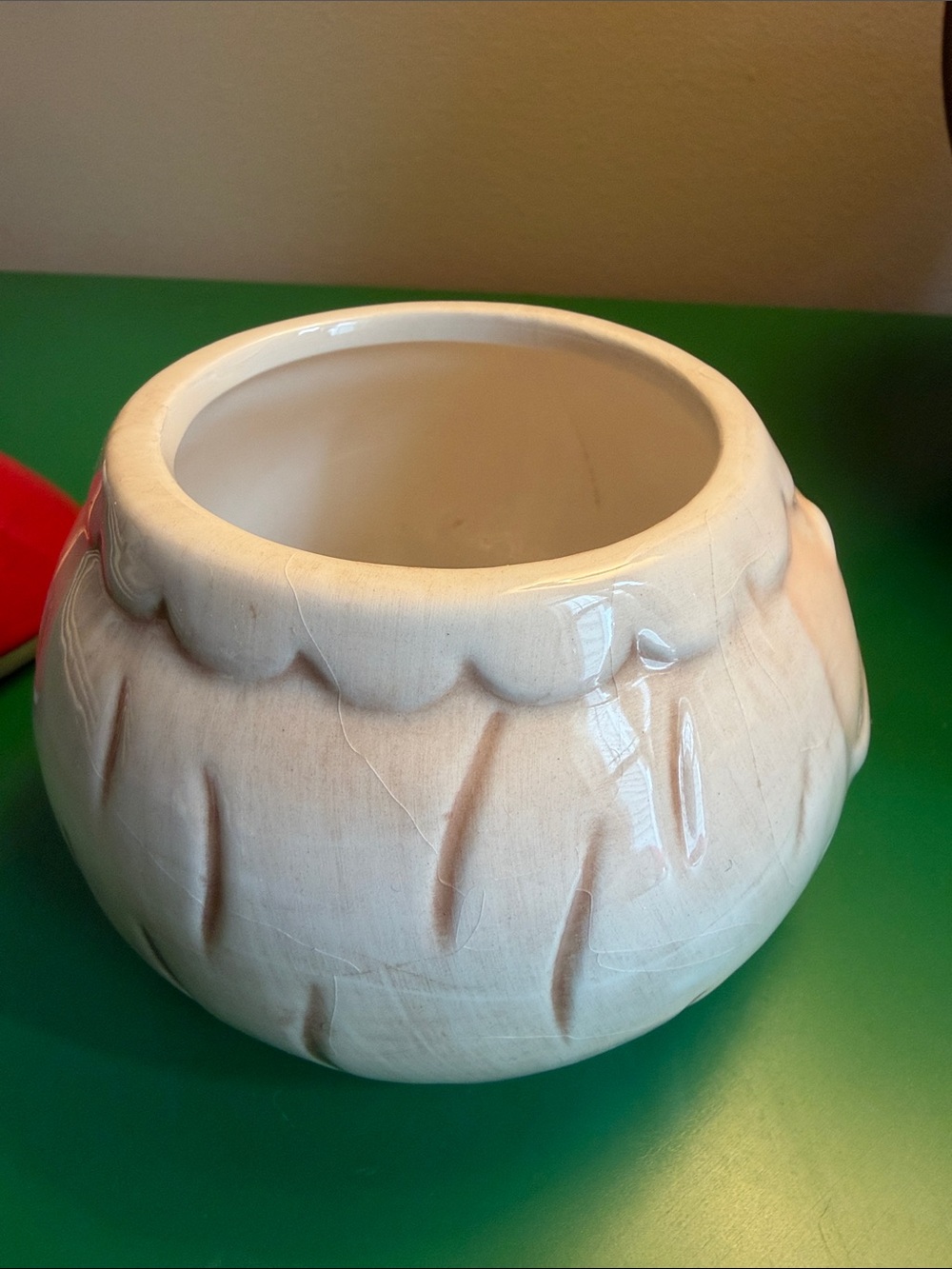 Johanna Parker Santa sugar dish damaged - Picture 5 of 7